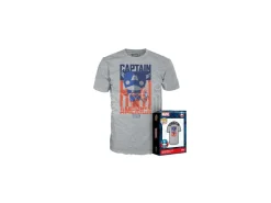 63398 - Marvel - Boxed Tee - Captain America - S Funko Gadget