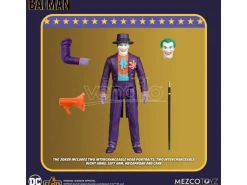 5 Points 1989 Batman Af Set (3) Action Figura Mezco Toys