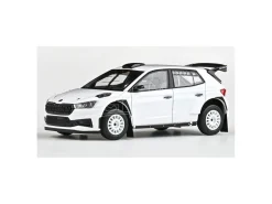 ABREX AB607E2G SKODA FABIA IV RS RALLY 2 BASE 2022 WHITE 1:43 Modellino