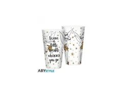 Abyver117 - Disney - Bicchiere Tinkerbell Gold 500ml Di Vetro Gadget