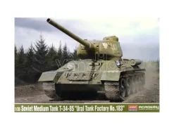 ACADEMY ACD13554 SOVIET MEDIUM TANK T-34-85 URAL TANK FACTORY No.183  KIT 1:35 Modellino