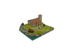 Aedes Ars ADS1107 CHIESA ROMANICA DE SANTA CECILIA SPAIN SEC.XII PCS 1400 KIT 1:150 Modellino