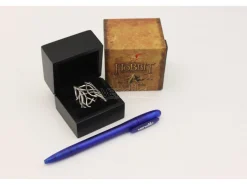 Anello Di Bosco Placcato Argento Lo Hobbit Taglia 14 Noble Collection