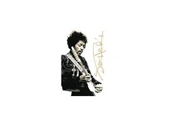 AQUARIUS ENT JIMI HENDRIX B&W TIN SIGN INSEGNA