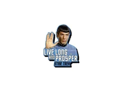 AQUARIUS ENT STAR TREK SPOCK QUOTE MAGNET MAGNETI