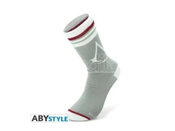 Assassin's Creed - Calzini - Grey - White - "crest"