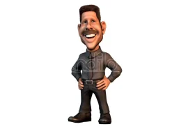 Atletico De Madrid Cholo Simeone Minix Figura 7cm Eleven Force