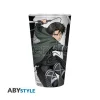 ATTACK ON TITAN - Large Glass - 400ml - Levi S4 -