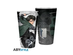 ATTACK ON TITAN - Large Glass - 400ml - Levi S4 -