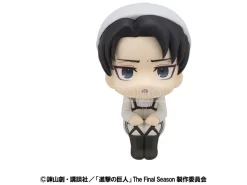 Attack On Titan Look Up Pvc Statua Levi Cleaning Up Ver. 11 Cm Megahouse