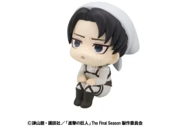 Attack On Titan Look Up Pvc Statua Levi Cleaning Up Ver. 11 Cm Megahouse