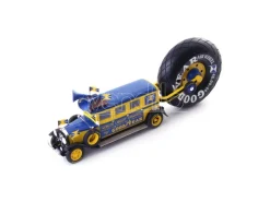 AUTOCULT ATC10012 BUICK GOODYEAR AIRWHEEL PROMOTION BUS 1930 BLUE/YELLOW 1:43 Modellino