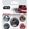BADGE PACK STAR WARS (DARK SIDE) Spilla Pyramid International