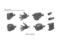 BANDAI MODEL KIT BUILDERS PARTS HD HAND 01 EFSF GREY1/144 ACCESSORI
