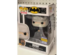 Batman Funko POP Vinile Figura Hush 9 cm Esclusiva Italia Scatola Rovinata