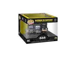 Batman 85th Anniversary Pop Moments Deluxe Vinile Figures Batman In Batcave 9 Cm Funko