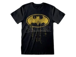 Batman T-shirt Dripping Simbolo Heroes Inc