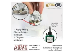 Battlefield Basing: Snow Accessori Modellismo Army Painter
