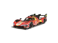 BBURAGO BU16301 FERRARI 499P N.51 WINNER LE MANS 2023 PIER GUIDI/CALADO/GIOVINAZZI 1:18 Modellino