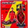Bburago Bu26851 Ferrari Sf-23 N.16 Charles Leclerc F1 2023 Con Casco 1:24 Modellino
