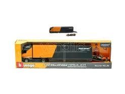 BBURAGO BU38401 MERCEDES ACTROS GIGASPACE W/F1 MCL38 2024 N.4 L.NORRIS 1:43 Modellino