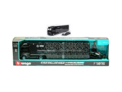 BBURAGO BU38402 MERCEDES ACTROS GIGASPACE W/F1 W15 N.63 G.RUSSELL 1:43 Modellino