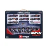BBURAGO BU38168 RED BULL F1 SET: 2013-2015-2016-2021-2024 7 MODELS-VARIOUS DRIVERS 1:43 Modellino
