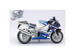 BBURAGO BU51008 SUZUKI GSX-R750 BLUE 1:18 Modellino