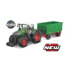 BBURAGO BU31692 TRATTORE FENDT 1050 VARIO + 2 AXLE TRAILER Modellino