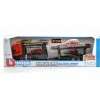 BBURAGO BU31462 VOLVO FH16 GLOBETROTTER 750 XXL RED + LAND ROVER LRX 1:43 Modellino