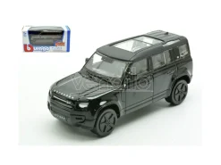 BBURAGO BU30471B LAND ROVER DEFENDER 110 BLACK 1:43 Modellino