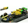 BBURAGO BU38215NM MCLAREN MCL 38 N.4 4th MONACO GP 2024 L.NORRIS-SENNA 30th SIGNATURE 1:43 Modellino