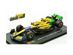 BBURAGO BU38215NM MCLAREN MCL 38 N.4 4th MONACO GP 2024 L.NORRIS-SENNA 30th SIGNATURE 1:43 Modellino