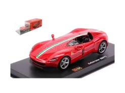 BBURAGO BU36912R FERRARI MONZA SP1 CONVERTIBLE RED/WHITE SIGNATURE 1:43 Modellino