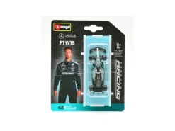 BBURAGO BU58002R MERCEDES AMG W16 N.63 2025 GEORGE RUSSELL BLISTER 1:64 Modellino