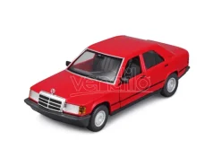 BBURAGO BU21103R MERCEDES 190E 1987 RED 1:24 Modellino