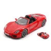 BBURAGO BU21076R PORSCHE 918 SPYDER 2015 RED 1:24 Modellino