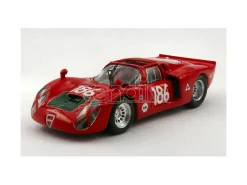 BEST MODEL BT9422-2 ALFA ROMEO 33.2 N.186 TARGA FLORIO 1968 I.GIUNTI-N.GALLI 1:43 Modellino