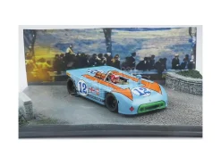 BEST MODEL BT9865D PORSCHE 908/03 TARGA FLORIO 1970 JOSEPH SIFFERT DIORAMA W/DRIVER 1:43 Modellino