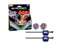 Beyblade X E Marvel Collab Captain America 4-70gb Vs. Red Hulk 1-80r Hasbro