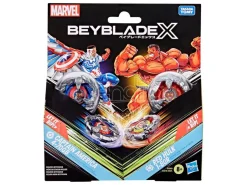 Beyblade X E Marvel Collab Captain America 4-70gb Vs. Red Hulk 1-80r Hasbro