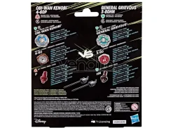 Beyblade X E Star Wars Collab Obi-wan Kenobi 4-60p Vs. General Grievous 3-80hn Hasbro