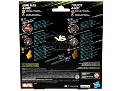 Beyblade X Marvel Collab Iron Man 4-80B Vs. Thanos 4-60P Hasbro