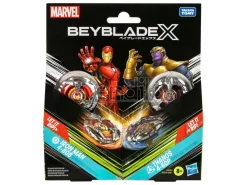 Beyblade X Marvel Collab Iron Man 4-80B Vs. Thanos 4-60P Hasbro
