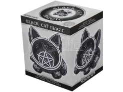Black Cat Magic Trinket Ciotola Accessori Nemesis Now