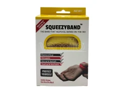Braccialetto Gel Dispenser Giallo Adulto Squeezyband