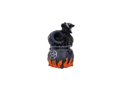 BREW BLACK CAT BACKFLOW INCENSE BURNER ACCESSORI NEMESIS NOW