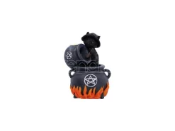 BREW BLACK CAT BACKFLOW INCENSE BURNER ACCESSORI NEMESIS NOW