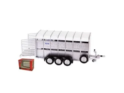 BRITAINS LC40710 CARRO BESTIAME IFOR WILLIAMS LIVESTOCK TRAILER 1:32 Modellino