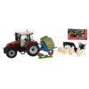 BRITAINS LC43205 MASSEY FERGUSON 5612 TRACTOR PLAYSET 1:32 Modellino